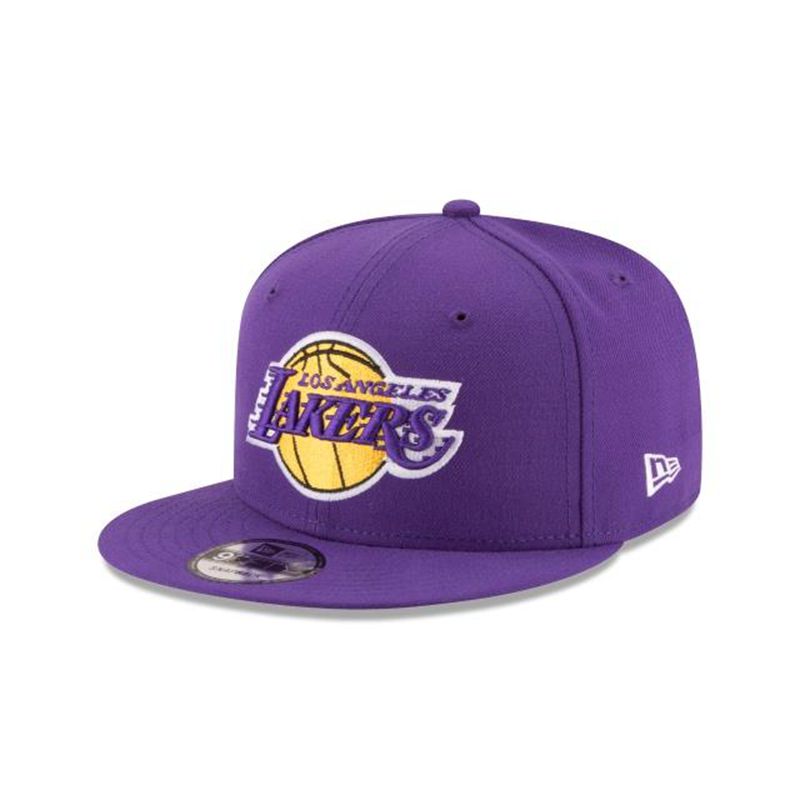 NBA Los Angeles Lakers 9Fifty Snapback (MDT0473) - Purple New Era Caps